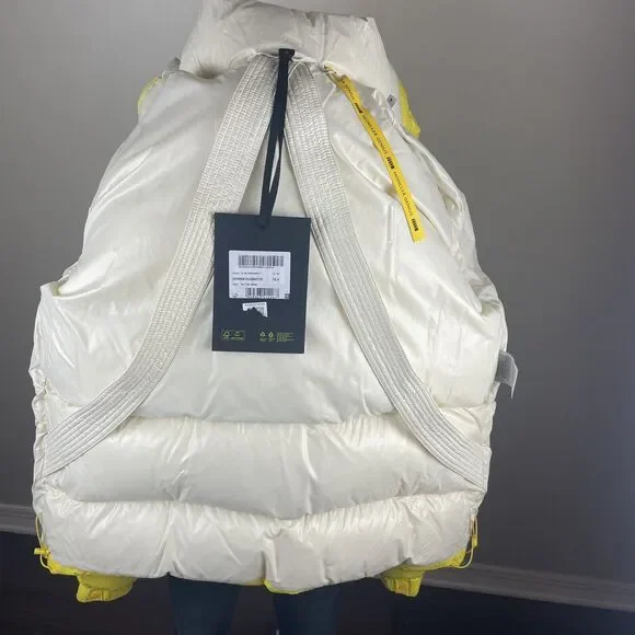 NWT MONCLER GENIUS X 2 MONCLER 1952 Dervox Jacket Yellow Men Size 4 (XL) - Picture 3 of 14